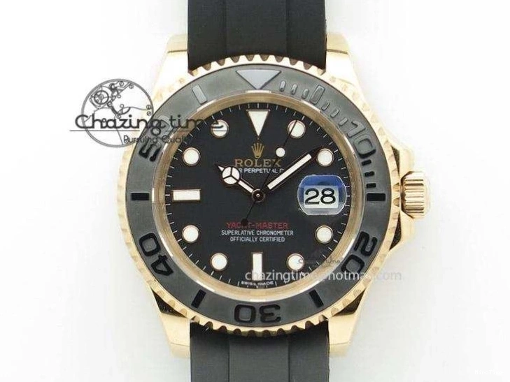 MiroTime 0426 QuickDry DayDate 40 SS GSF Gain Weight Blue Roman Dial Diamonds Bezel on President Bracelet A 1917